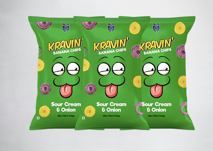 Sour Cream & Onion (Pack of 3)